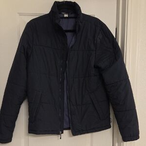 REI Men's Navy Quilted Puffer Jacket